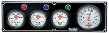 Load image into Gallery viewer, QUICKCAR RACING PRODUCTS 61-67423 - 3-1 Gauge Panel OP/WT/FP w/3-3/8in Tach Black image