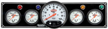 Load image into Gallery viewer, QUICKCAR RACING PRODUCTS 61-6751 - 3-1 Gauge Panel OP/WT/OP /FP w/5in Tach Black image