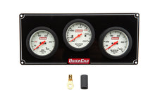 Load image into Gallery viewer, QUICKCAR RACING PRODUCTS 61-7016 - 3 Gauge Extreme Panel OP/WT/WP image