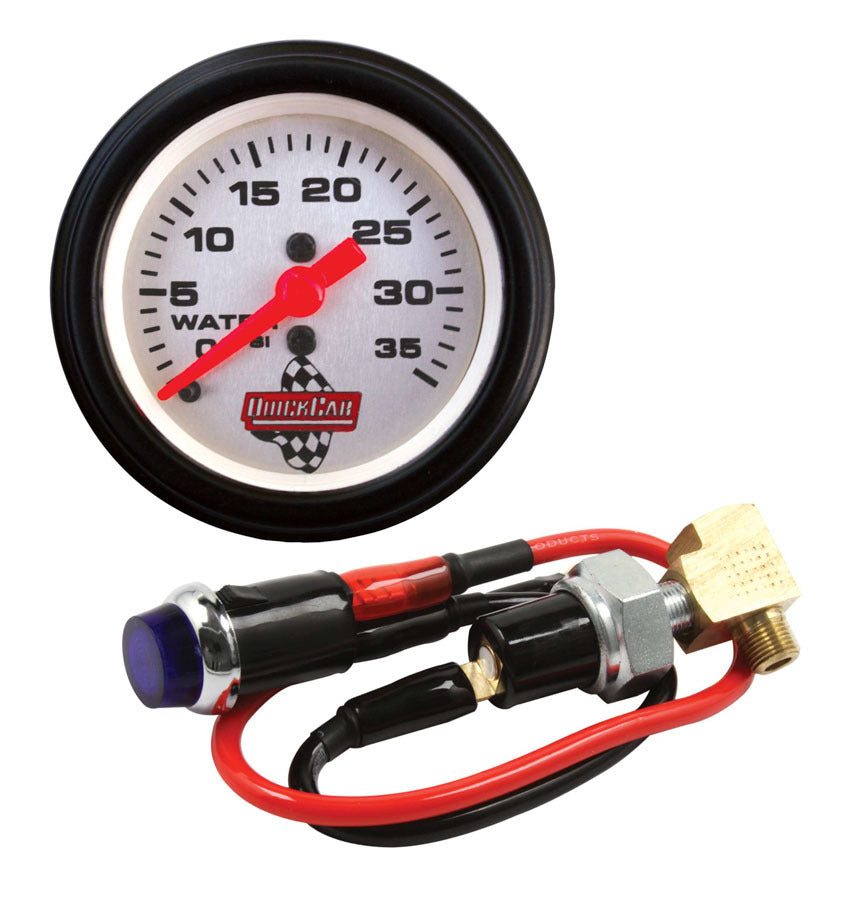 QUICKCAR RACING PRODUCTS 61-716 - Water Pressure Kit with Gauge image