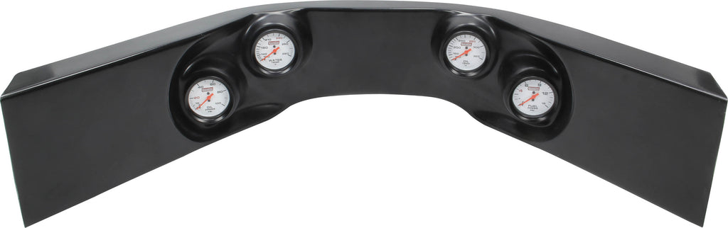 QUICKCAR RACING PRODUCTS 61-7724 - Extreme 4-Gauge Molded Dash OP/WT/OT/FP Black image