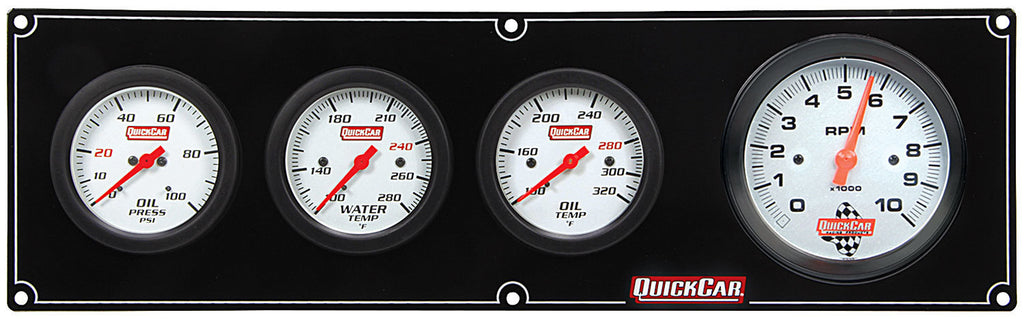 QUICKCAR RACING PRODUCTS 61-77413 - Extreme 3-1 OP/WT/OT w/ 3in Tach image