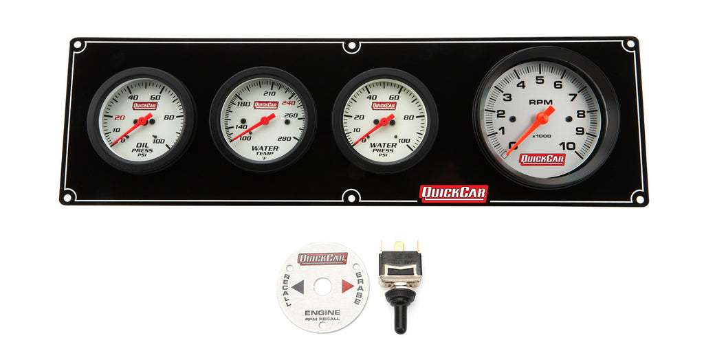 QUICKCAR RACING PRODUCTS 61-77463 - Extreme 3-1 OP/WT/WP w/ 3-3/8in Tach image