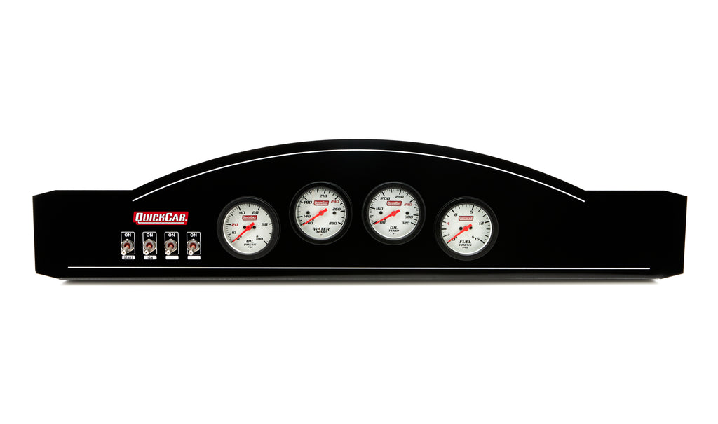 QUICKCAR RACING PRODUCTS 61-821-011 - Dash Panel Ext OP/WT/ OT/FP Dual Ign image