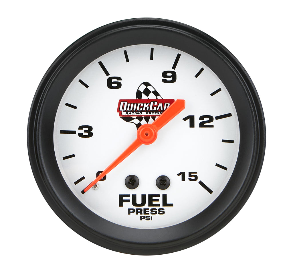 QUICKCAR RACING PRODUCTS 611-6000 - Fuel Pressure Gauge 2-5/8in image