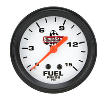 Load image into Gallery viewer, QUICKCAR RACING PRODUCTS 611-6000 - Fuel Pressure Gauge 2-5/8in image