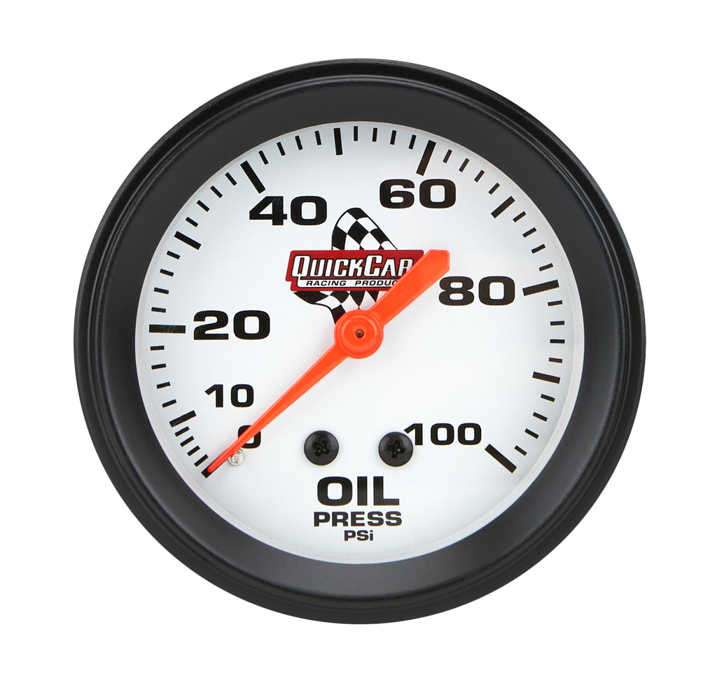 QUICKCAR RACING PRODUCTS 611-6003 - Oil Pressure Gauge 2-5/8in image