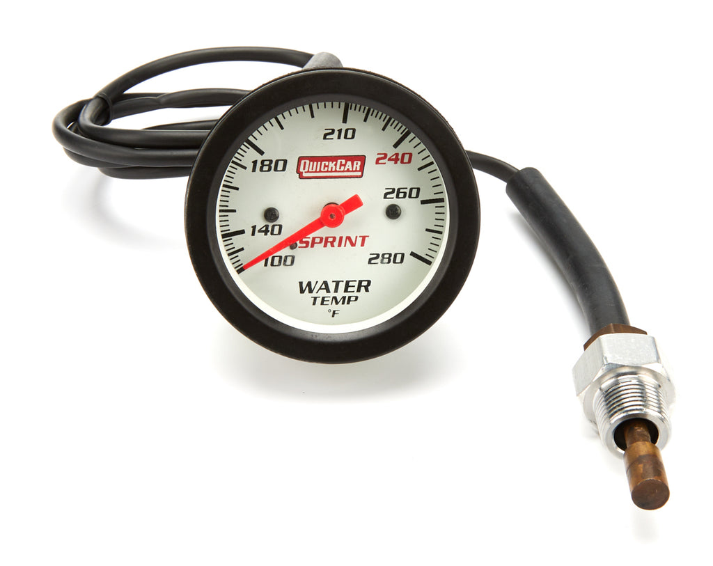 QUICKCAR RACING PRODUCTS 611-6005 - Water Temp Gauge- Sprint  image