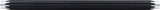 5/8 Aluminum Scalloped Tube - 18in.