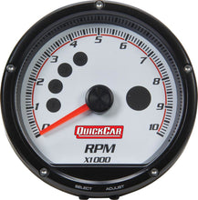 Load image into Gallery viewer, QUICKCAR RACING PRODUCTS 63-001 - Redline Multi-Recall Tach White image