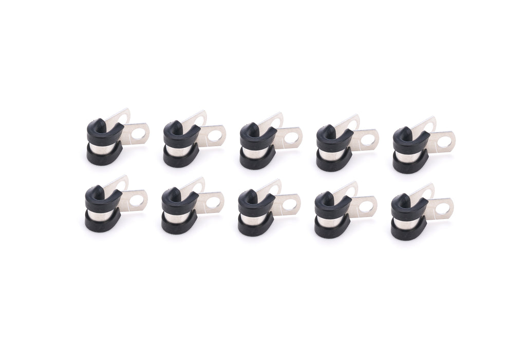 QUICKCAR RACING PRODUCTS 66-830 - Adel Line Clamps Alum 1/4in 10pk image