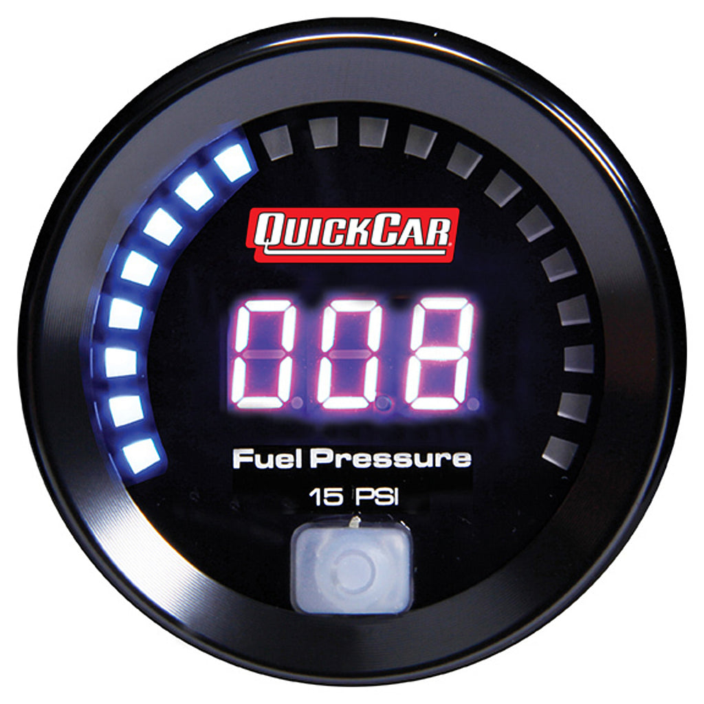 QUICKCAR RACING PRODUCTS 67-000 - Digital Fuel Pressure Gauge 0-15 image