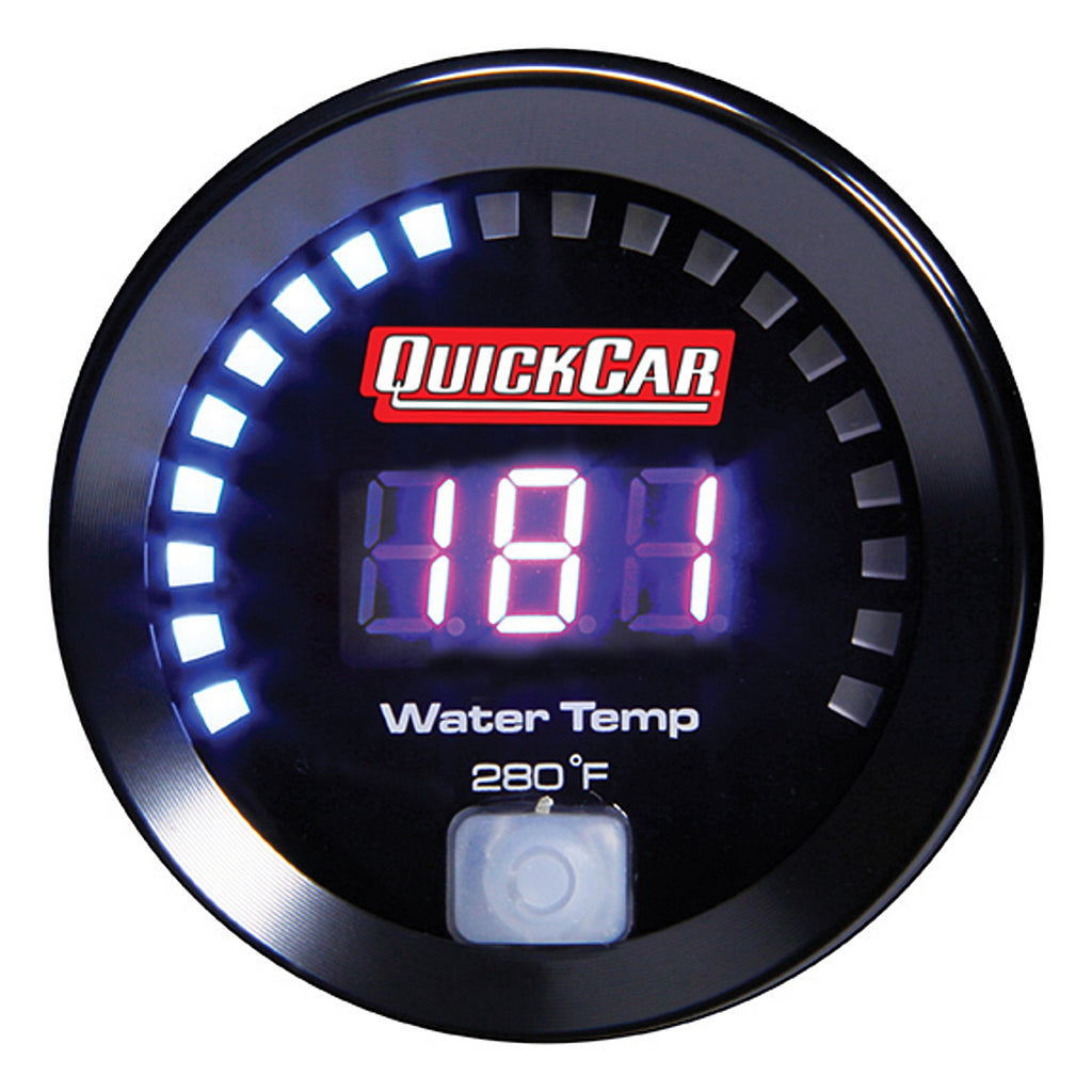 QUICKCAR RACING PRODUCTS 67-006 - Digital Water Temp Gauge 100-280 image