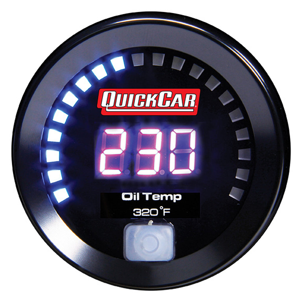 QUICKCAR RACING PRODUCTS 67-009 - Digital Oil Temperature Gauge 100-320 image