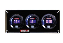 Load image into Gallery viewer, QUICKCAR RACING PRODUCTS 67-3016 - Digital 3-Gauge Panel OP/WT/WP image