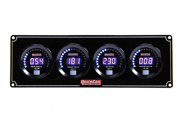 QUICKCAR RACING PRODUCTS 67-4021 - Digital 4-Gauge Panel OP/WT/OT/FP image