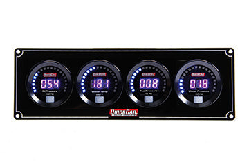 QUICKCAR RACING PRODUCTS 67-4026 - Digital 4-Gauge Panel OP/WT/FP/WP image