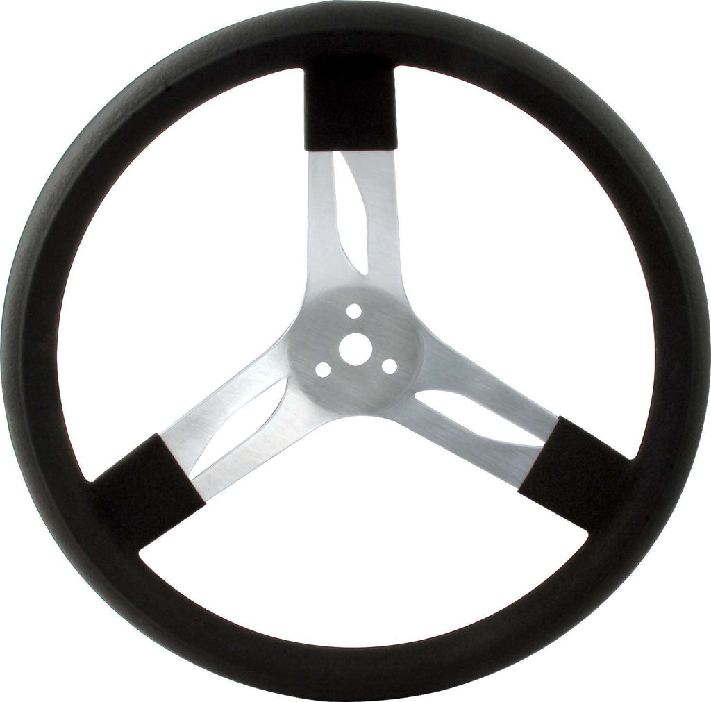 QUICKCAR RACING PRODUCTS 68-001 - 15in Steering Wheel Alum Black image