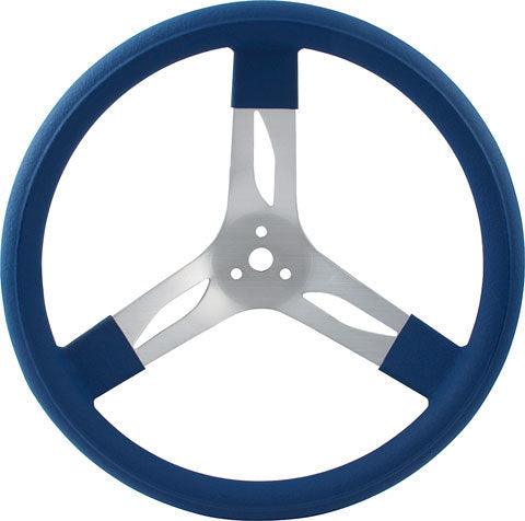QUICKCAR RACING PRODUCTS 68-0022 - 17in Steering Wheel Alum Blue image
