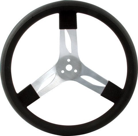 QUICKCAR RACING PRODUCTS 68-002 - 17in Steering Wheel Alum Black image