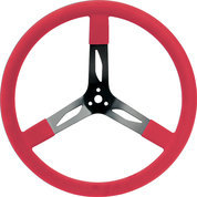 QUICKCAR RACING PRODUCTS 68-0041 - 17in Steering Wheel Steel Red image