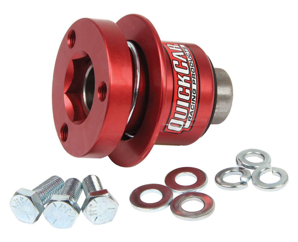 QUICKCAR RACING PRODUCTS 68-012 - Steering Disconnect 360 Type Hex Alum image