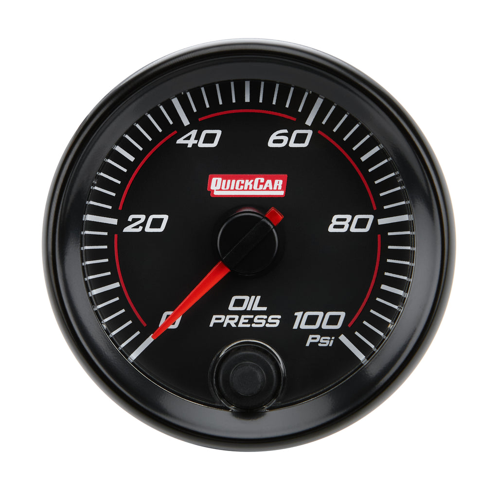 QUICKCAR RACING PRODUCTS 69-003 - Redline Gauge Oil Pressure image