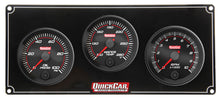 Load image into Gallery viewer, QUICKCAR RACING PRODUCTS 69-2231 - Redline 2-1 Gauge Panel OP/WT w/Recall Tach image