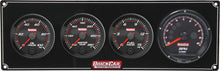 Load image into Gallery viewer, QUICKCAR RACING PRODUCTS 69-3042 - Redline 3-1 Gauge Panel OP/WT/FP w/Recall Tach image