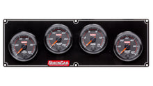 Load image into Gallery viewer, QUICKCAR RACING PRODUCTS 69-4026 - Redline 4 Gauge Panel OP/WT/FP/WP image