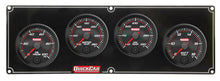 Load image into Gallery viewer, QUICKCAR RACING PRODUCTS 69-4027 - Redline 4 Gauge Panel OP/WT/OT/Volt image