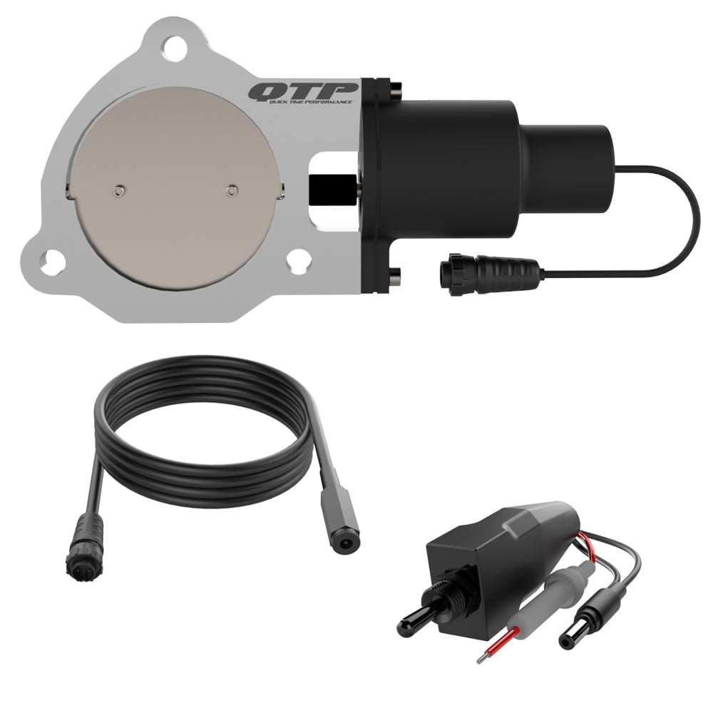 QUICK TIME PERFORMANCE QTEC35 - 3.50 Inch Electric E xhaust Cutout Valve image