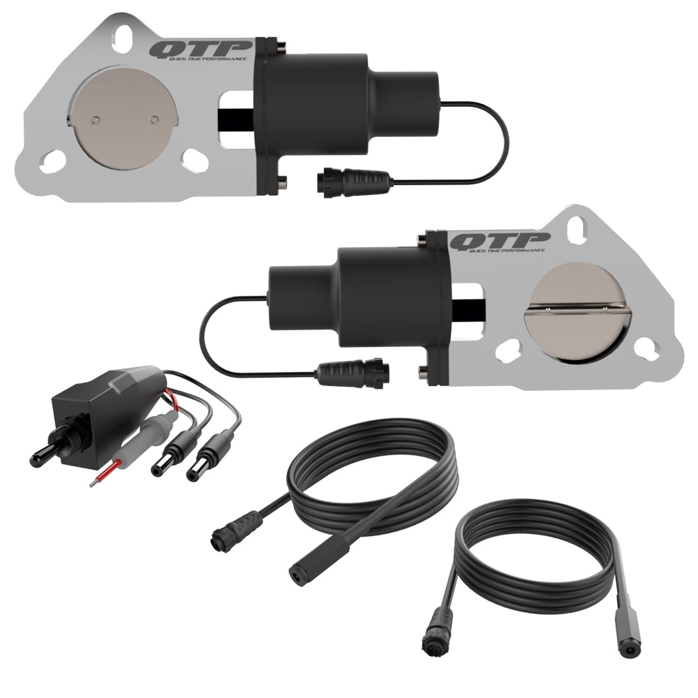 QUICK TIME PERFORMANCE QTEC50 - Dual 2.50 Inch Elect ric Cutout Valves image