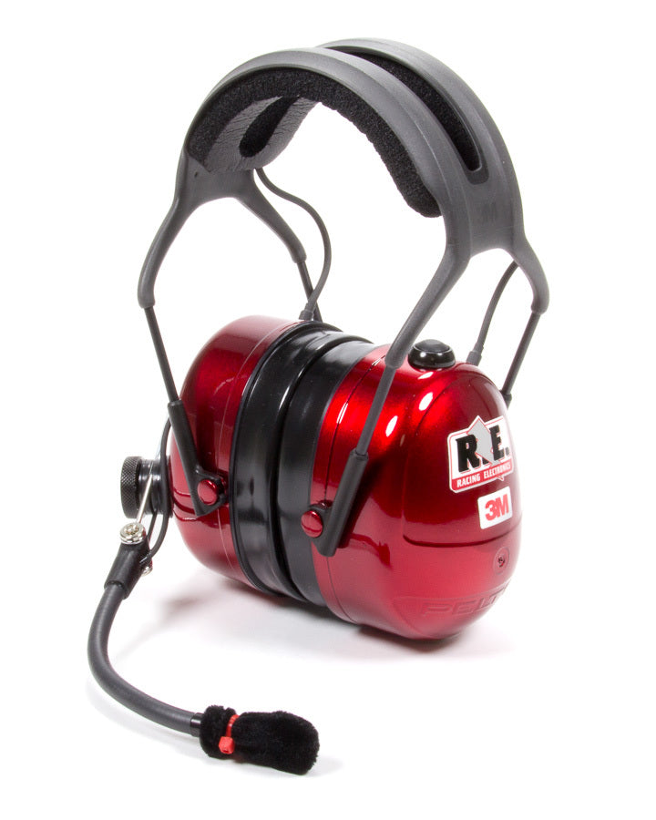 RACING ELECTRONICS PT006 - Headset Platinum Plus Series Candy Apple Red image