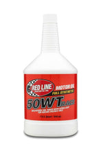 Load image into Gallery viewer, REDLINE OIL 10504 - 50WT Race Oil 1 Qt. (15W50) image