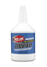 Load image into Gallery viewer, REDLINE OIL 11104 - 0W40 Motor Oil 1qt  image