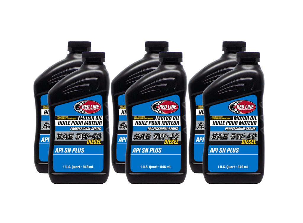 REDLINE OIL 12734 - Pro-Series 5w40 Oil Case 6 x 1 Quart Diesel image