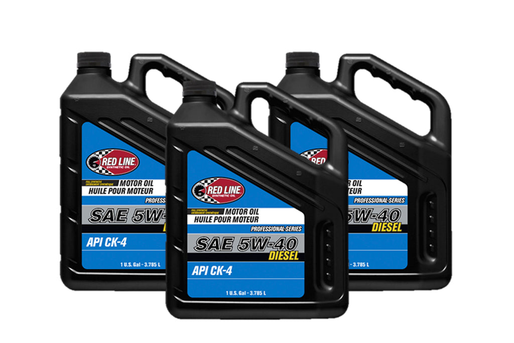 REDLINE OIL 12735 - Pro-Series 5w40 Oil Case 3 x 1 Gal. Bottle Diesel image