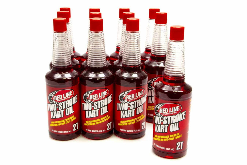 REDLINE OIL 40423 - 2 Cycle Kart Oil Case 12x16 Oz. Bottles image