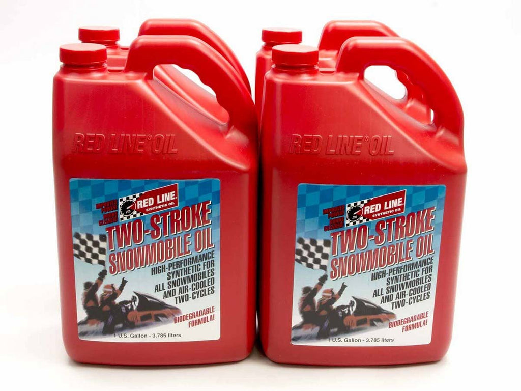 REDLINE OIL 41025 - 2-Stroke Snowmobile Oil Case/4-Gal image