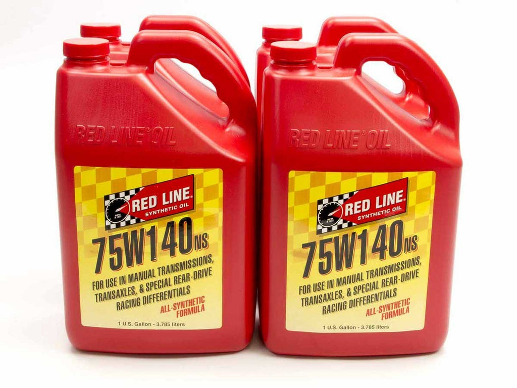 REDLINE OIL 57125 - 75W140NS GL-5 Gear Oil Case 4x1 Gallon image