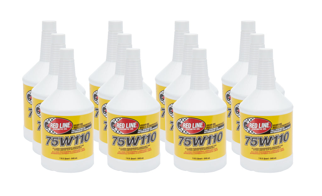 REDLINE OIL 57824 - Gear Oil 75w110 Case 12x1 Quart GL-5 image