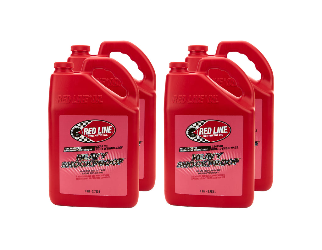 REDLINE OIL 58225 - Heavy ShockProof Gear Oil Case 4 x 1 Gallon image