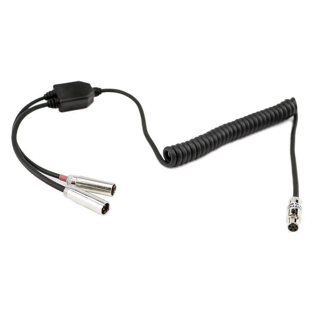 RUGGED RADIOS CC-SPOTTER-SPL - Cord Coiled Headset to Dual Radio Adaptor image