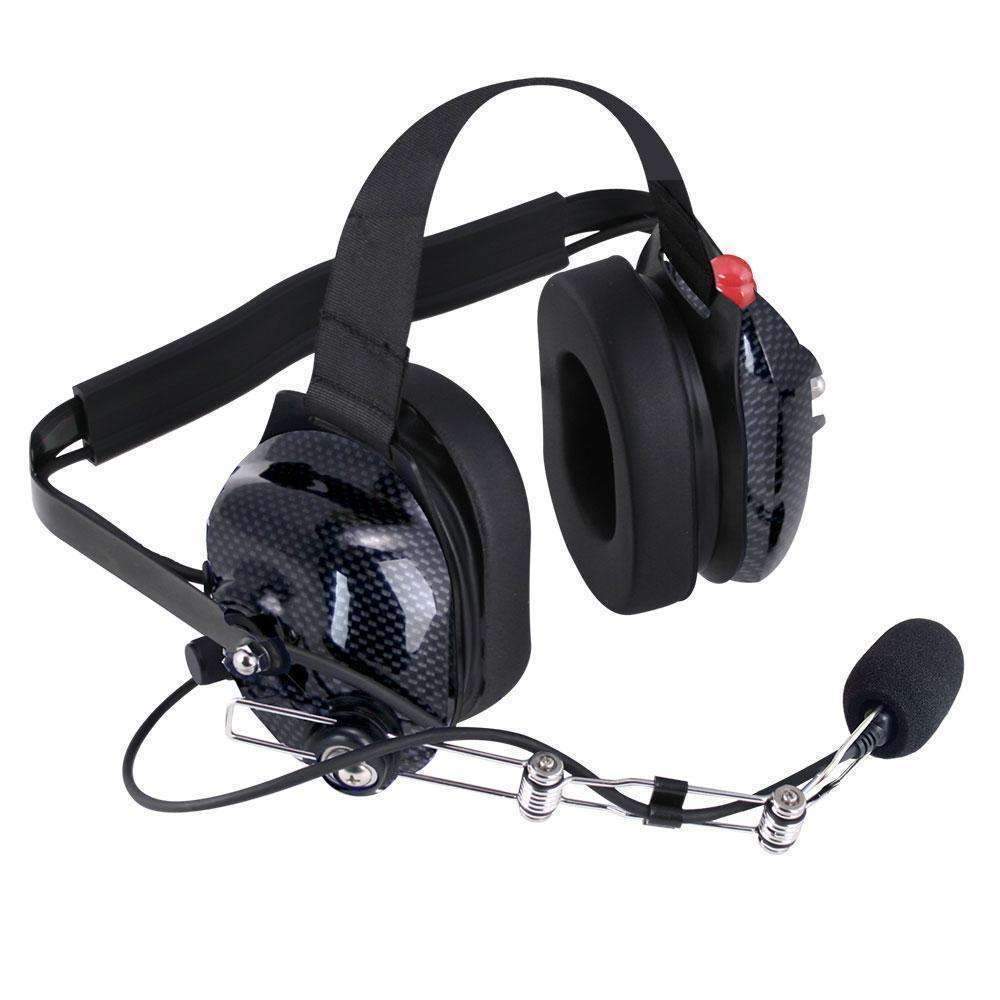 RUGGED RADIOS H42-CF - Headset Behind The Head H42 2-Way Black CF image