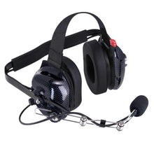 Load image into Gallery viewer, RUGGED RADIOS H42-CF - Headset Behind The Head H42 2-Way Black CF image