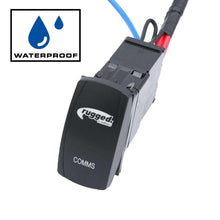 Load image into Gallery viewer, RUGGED RADIOS PH-MS-WP - Rocker Switch Waterproof w/Harness GMR25 image