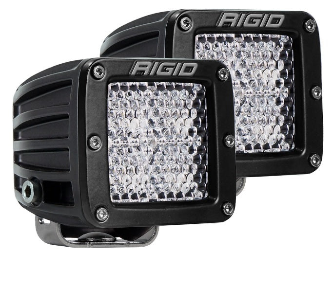 RIGID INDUSTRIES 202513 - LED Light Pair Dually-Diffused Pattern image