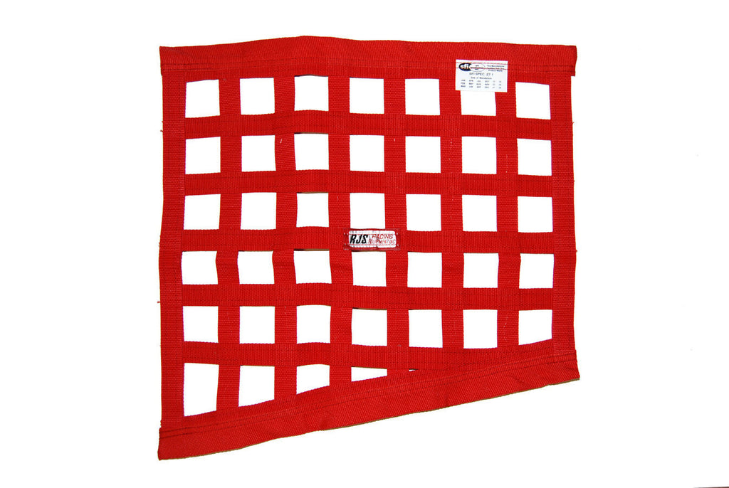 RJS SAFETY 10000104 - Red Angled Window Net  image
