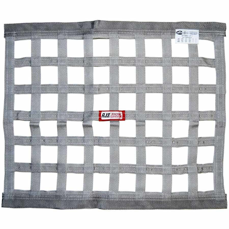 RJS SAFETY 10000407 - Gray Ribbon Window Net 18x24 image